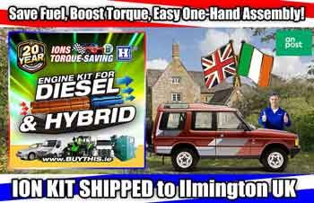 Shipped HHO Upgrade: Ions kit Torque & Saving Fuel Diesel Engine Kit to Ilmington UK