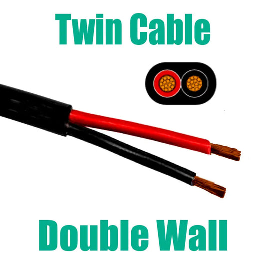 Double-wall twin cable 12-24V HHO Kit