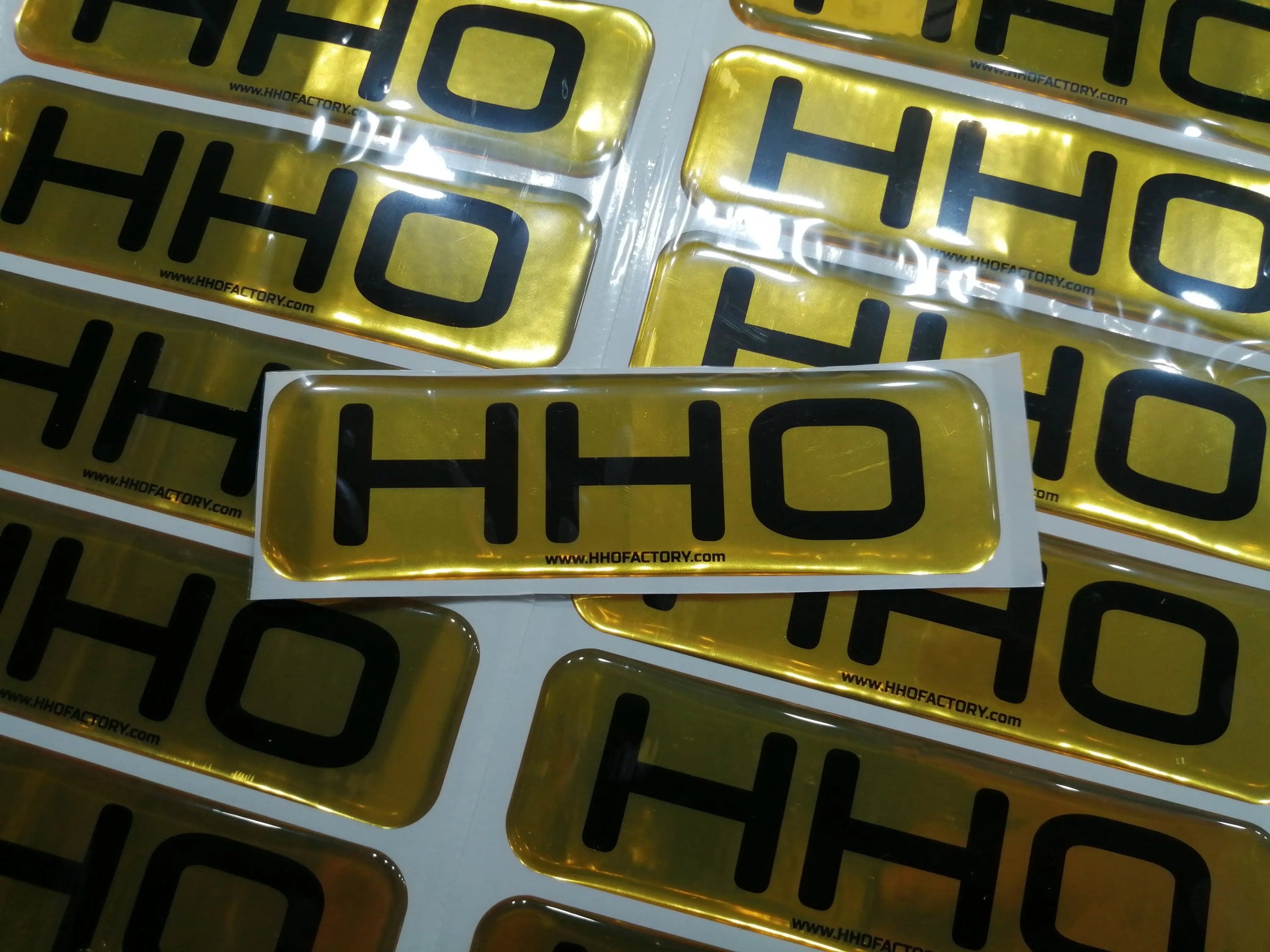 Sticker 3D Auto Car HHO Badge Emblem Decal HHO Factory, Ltd