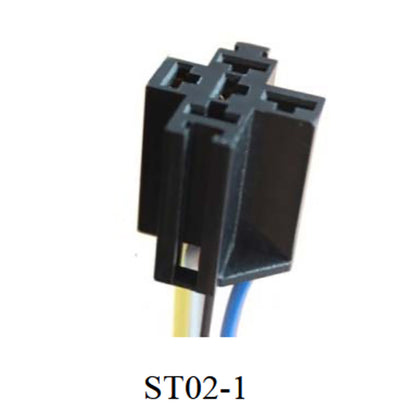 WM620 Car Relay Harness 4 Pin ST02-1 Harness Sockets with Color-labeled Wires for Automotive Truck Van Motorcycle Boat (Pack of 2) - www.HHOKIT.ie