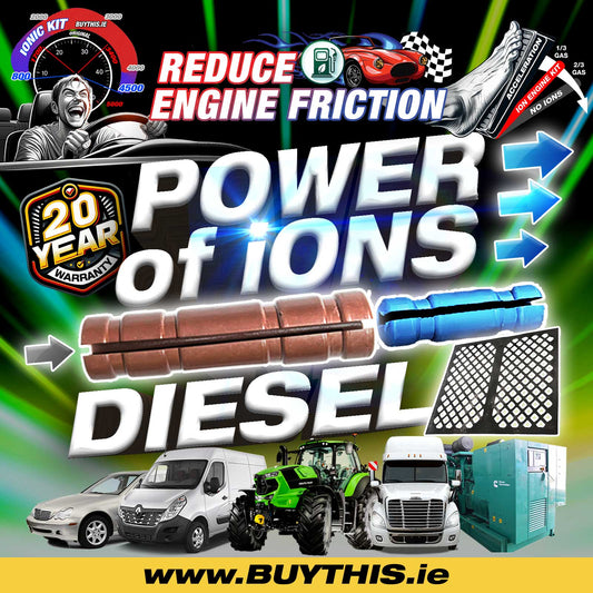 Power of ions diesel engine kit - Saving Fuel, More Torque for Cars, SUVs, MPV, VANs, Pick-Ups, Tractors, Boats, Agro, Trucks, Power Generators