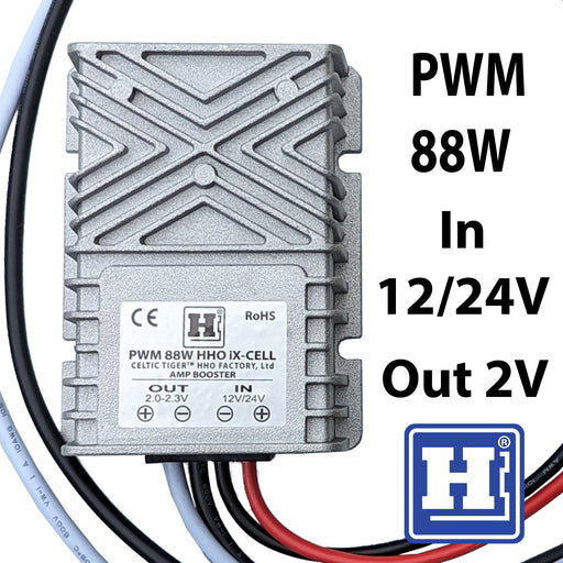 HHO PWM 88W Waterproof 12/24V to 2V Freq. 117,500 Hz - www.HHOKIT.ie