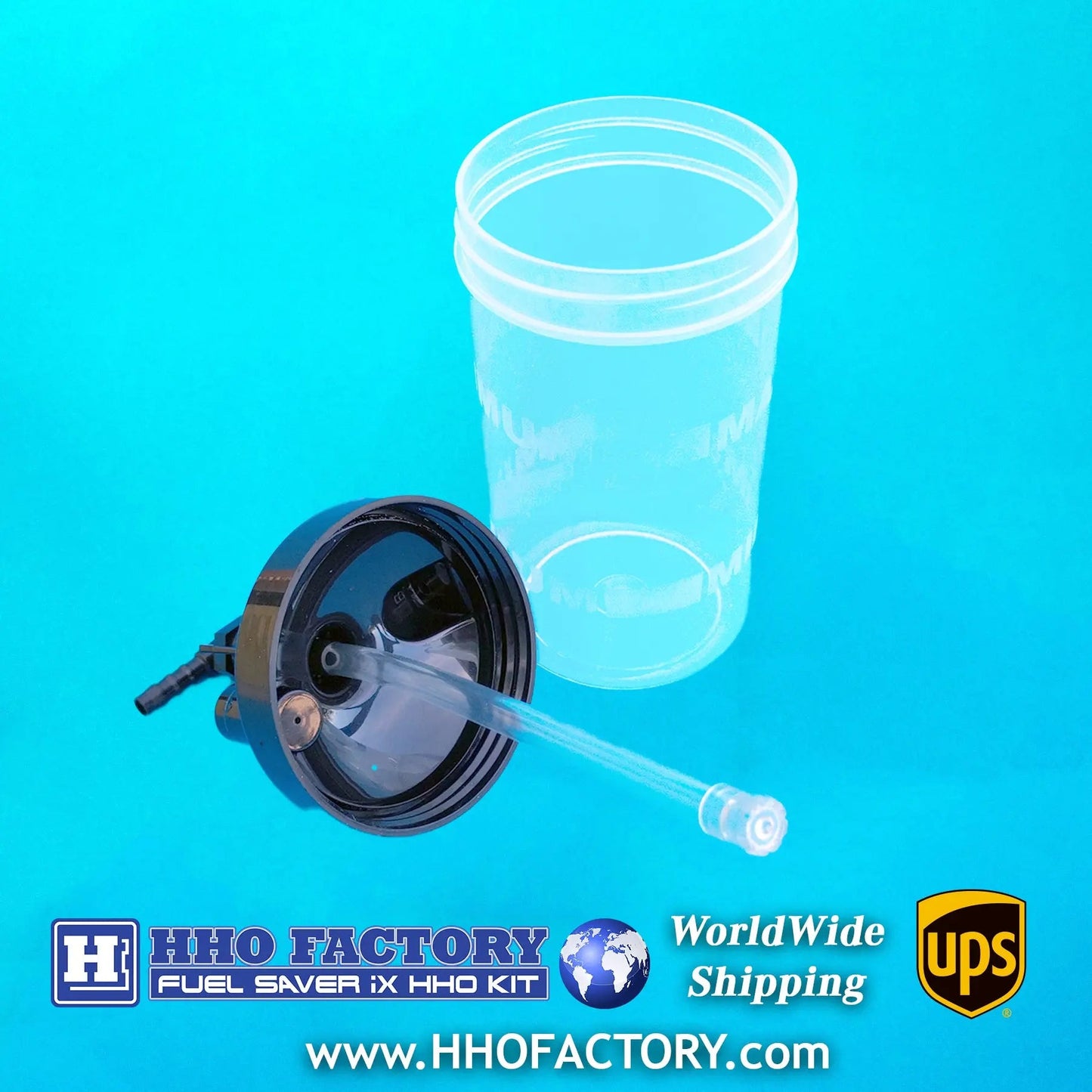 HHO Bubbler 350 ml 6 Psi safety valve for HHO Kit HHO generator HHO Kit