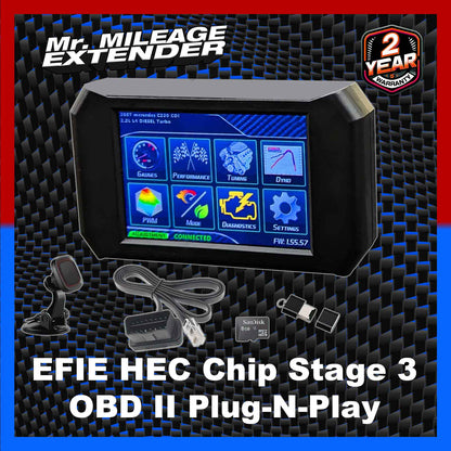 Saving & Tuning Chip Stage 3 for ion kit EFIE OBD2 Plug-N-Play